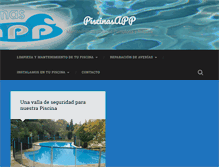 Tablet Screenshot of piscinasapp.com